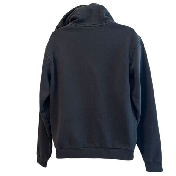 Adidas Mens Small Sweatshirt Fleece Hoodie Basketball Soccer Smiley Face Y2K - Picture 3 of 6